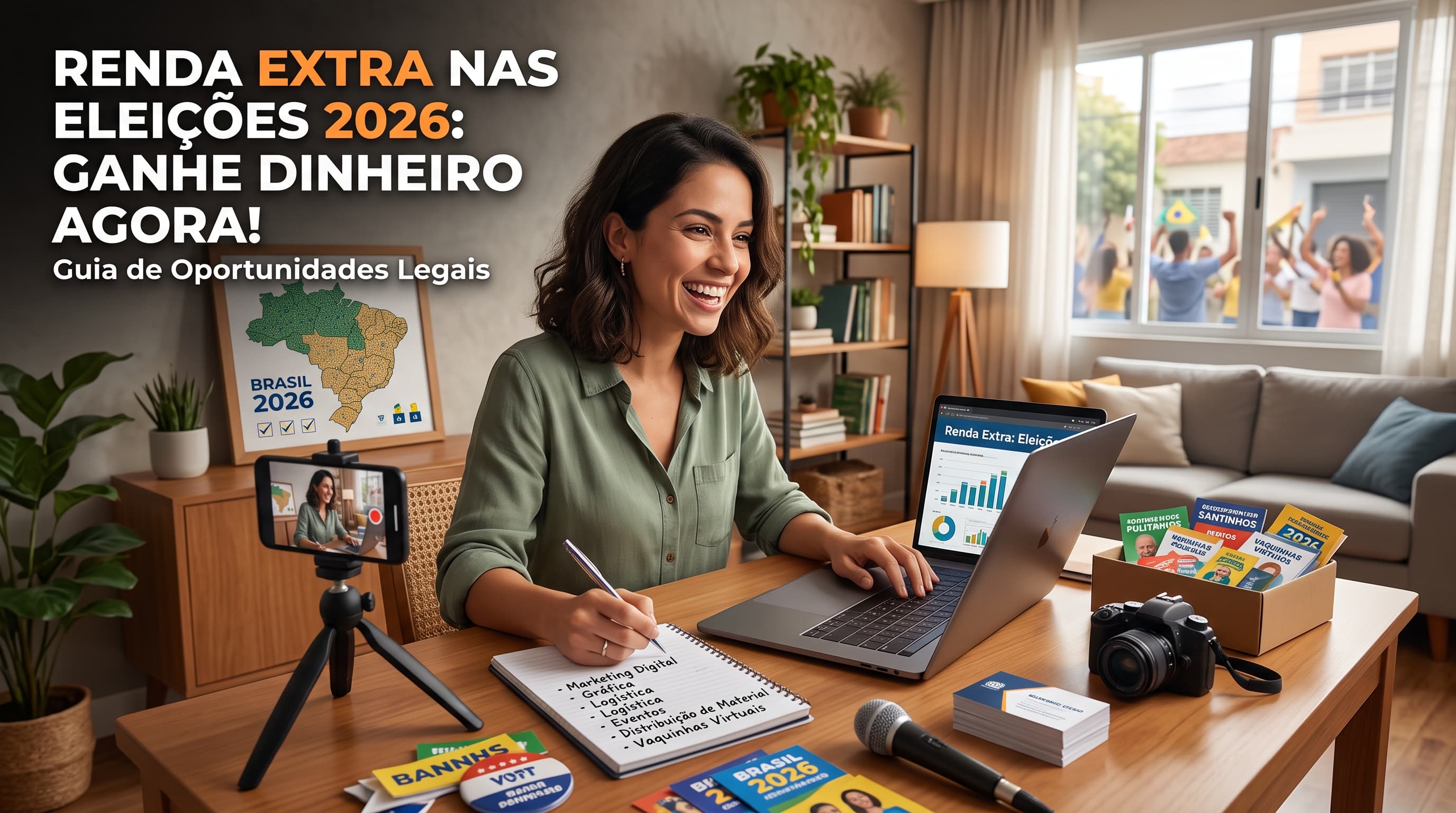 Como Fazer uma Renda Extra nas Eleições 2026